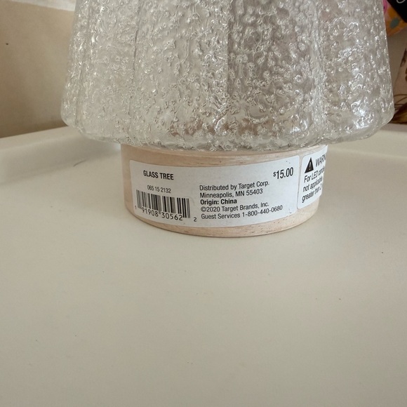 Target Silver Textured Glass Tree - Picture 2 of 2